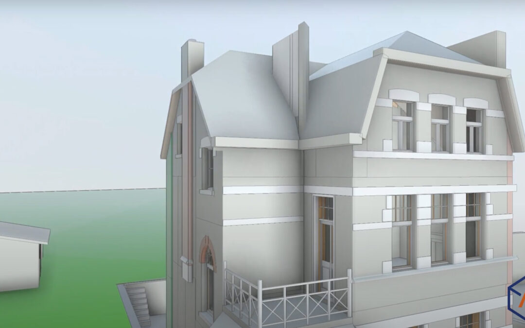 Relevé d’une villa 4 façades à Woluwe-Saint-Pierre