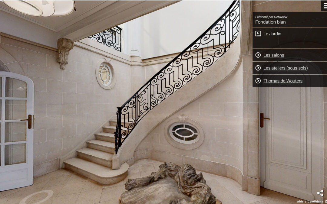Visite virtuelle immersive de la Fondation Blan