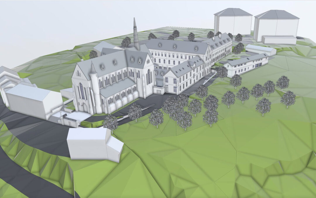 Relevé LIDAR et modélisation 3D de l’Ancien Couvent des Capucins à Ciney