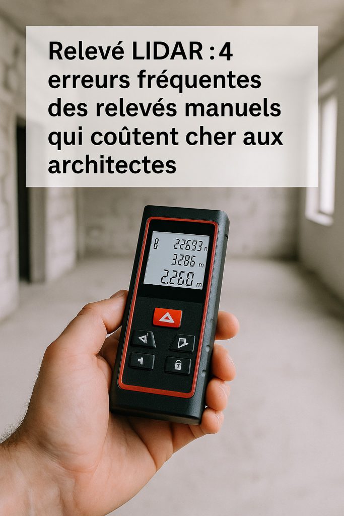 Relevé LIDAR : 4 erreurs fréquentes au télémètre - GetAView